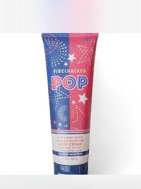 Bath & Body Works Firecracker Pop Body Cream - Blue & Pink